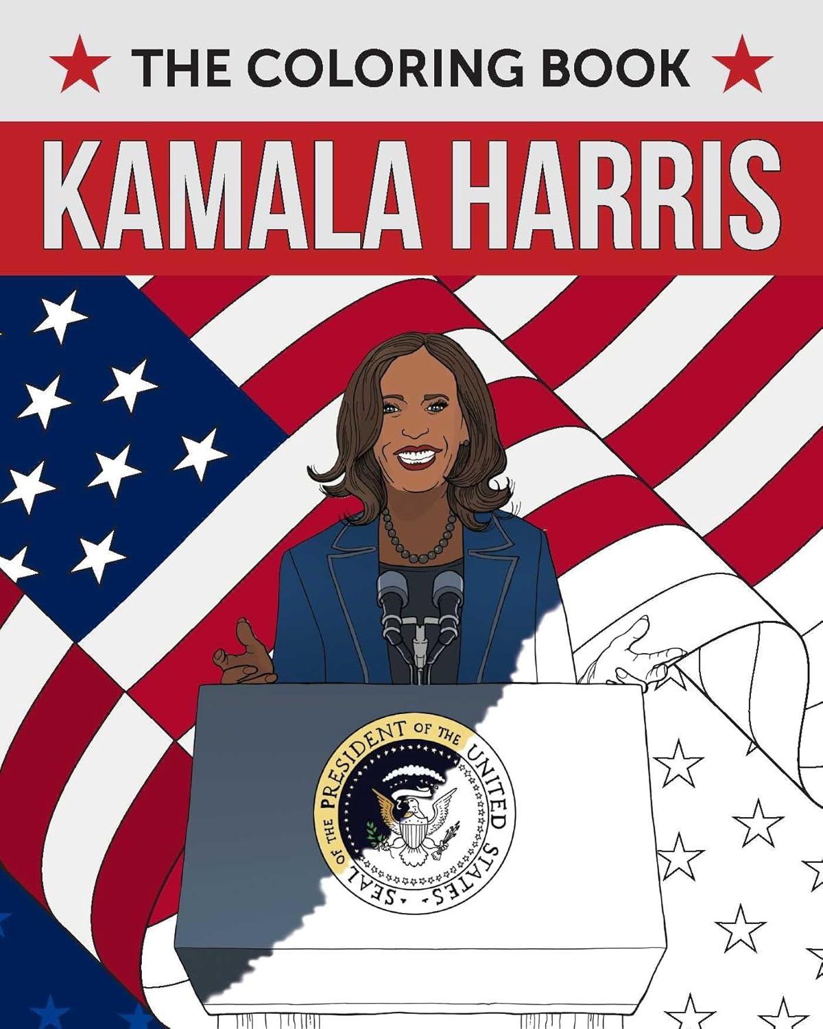 kamala harris coloring book