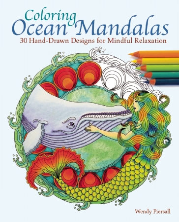 Coloring Ocean Mandalas Cover Photo