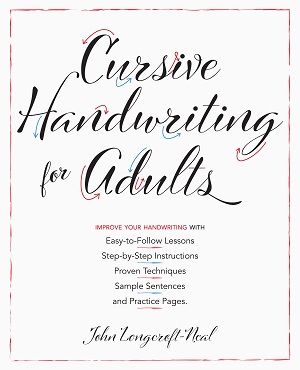 Cursive Handwriting for Adults Cover Photo