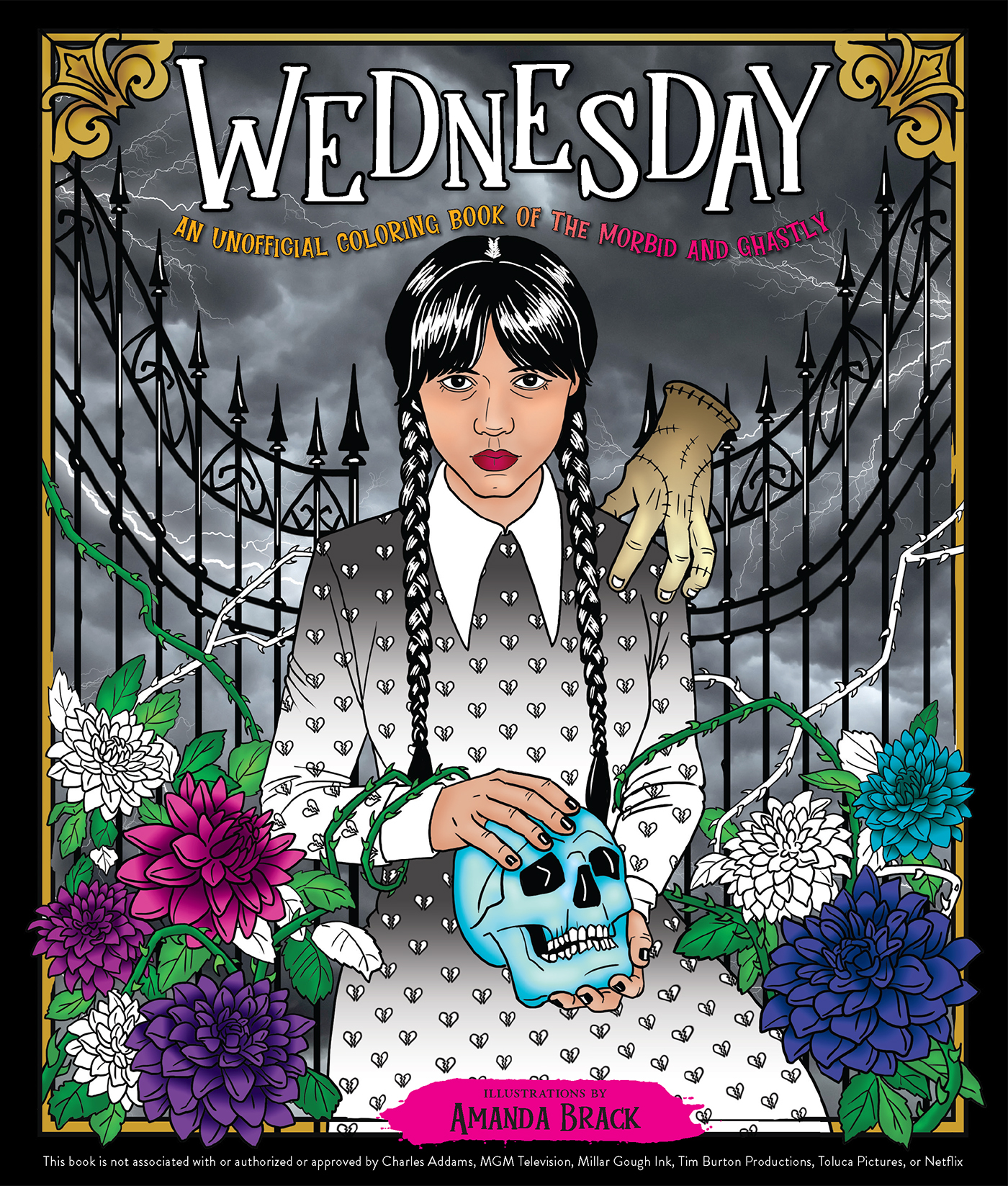 Wednesday Coloring Book-front.indd