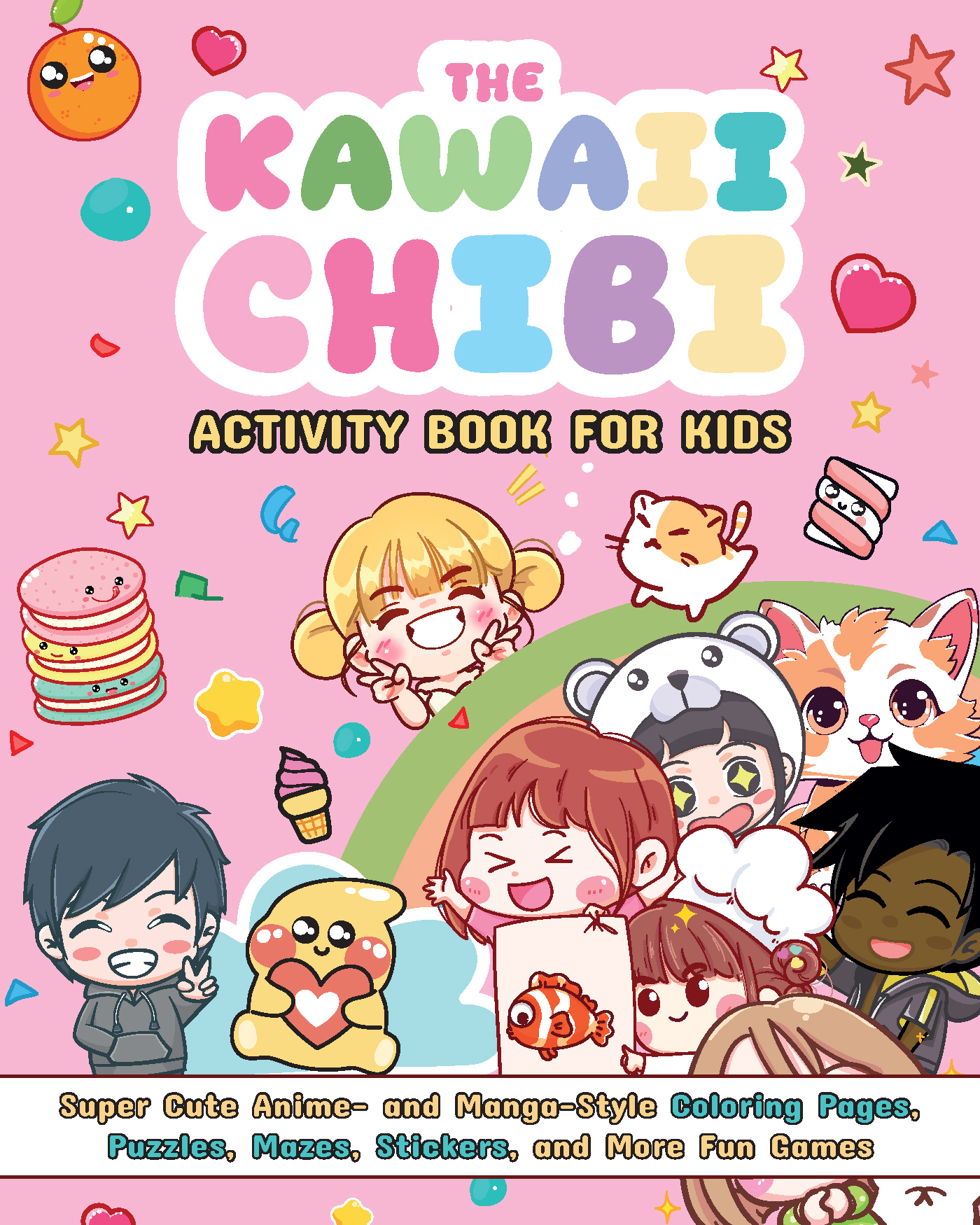 Kawaii Chibi Activity Book for Kids