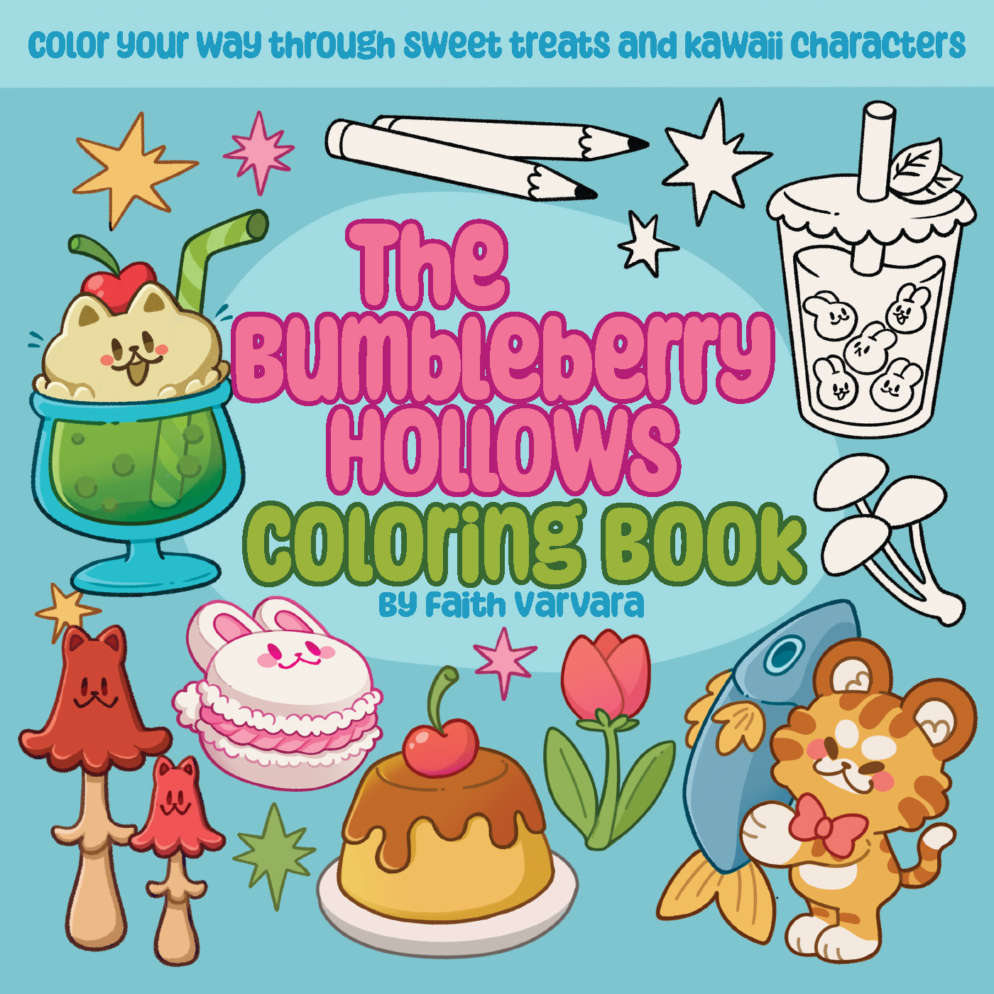 Bumbleberry Hollows Coloring Book-front.indd