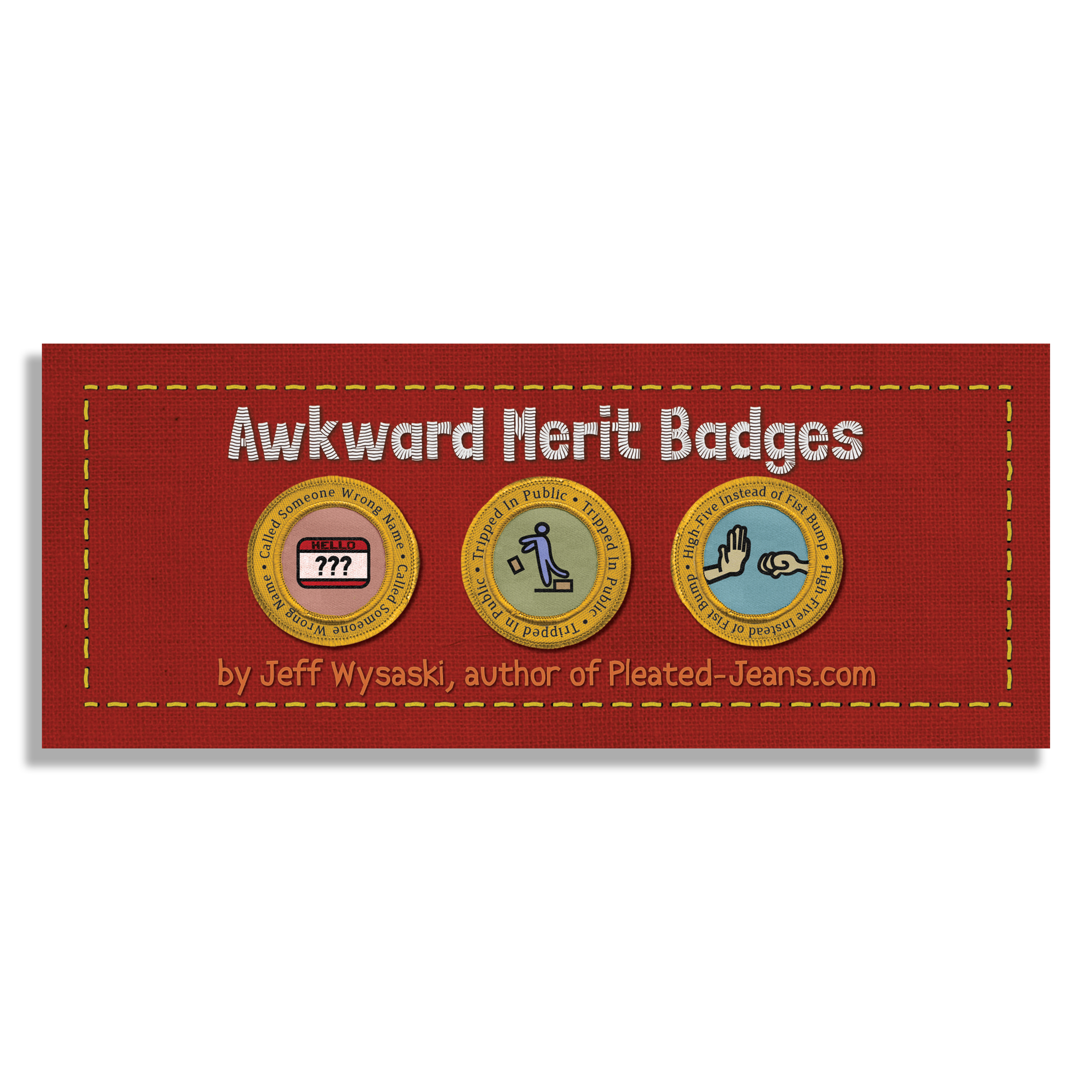 Awkward Merit Badges Sticker Book