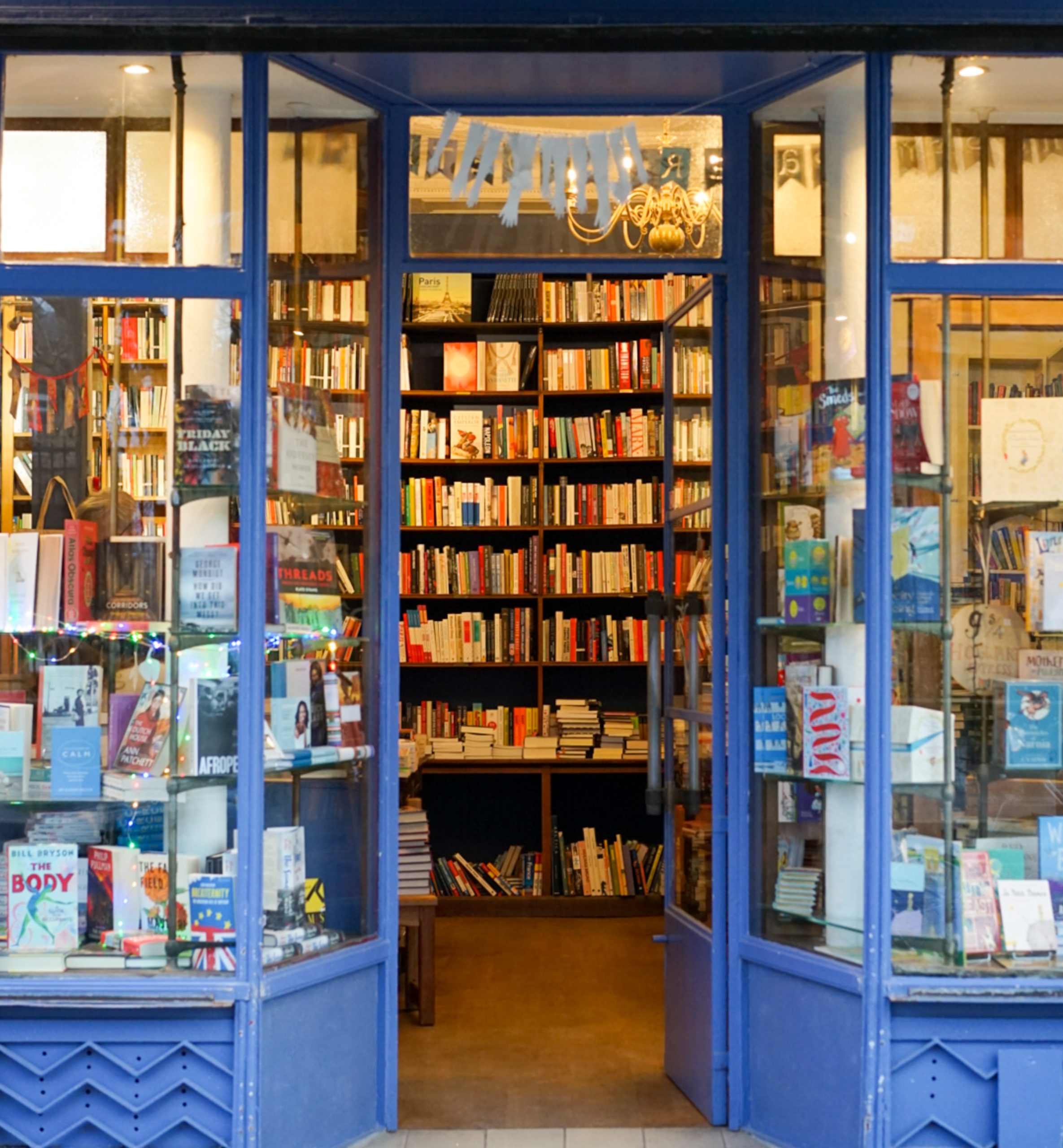Bookstore front