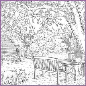 Free Cottagecore Aesthetic Coloring Pages | Ulysses Press