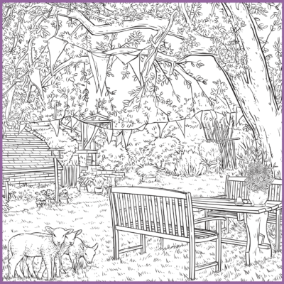 Free Cottagecore Aesthetic Coloring Pages | Ulysses Press