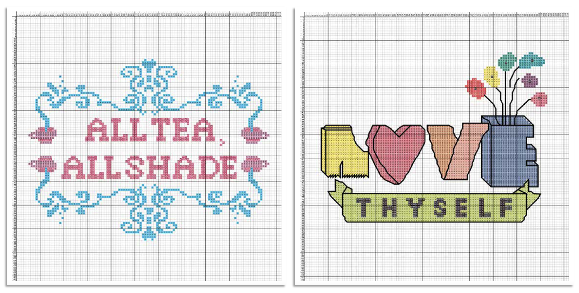 Cross Stitch Like a Queen Samples