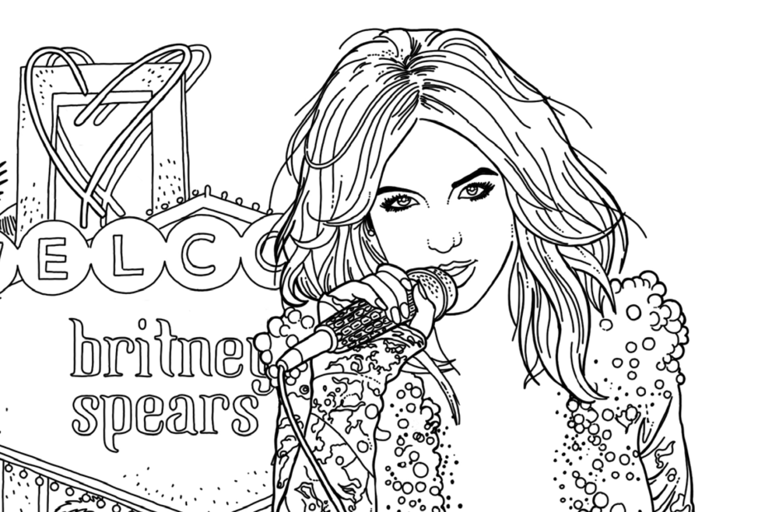 The Official Britney Spears Coloring Book Ulysses Press