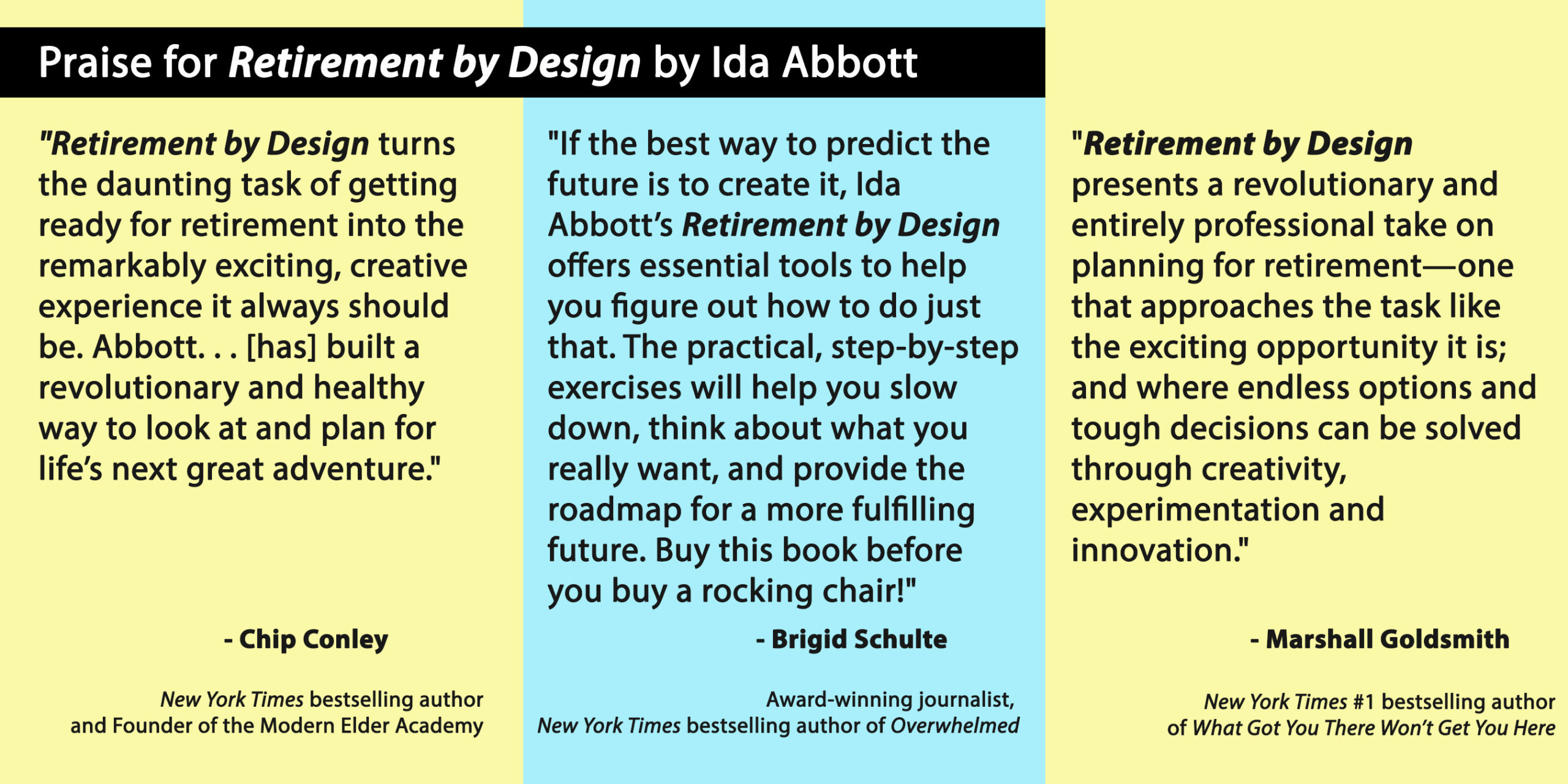 Praise for Retirement by Design by Ida Abbott
